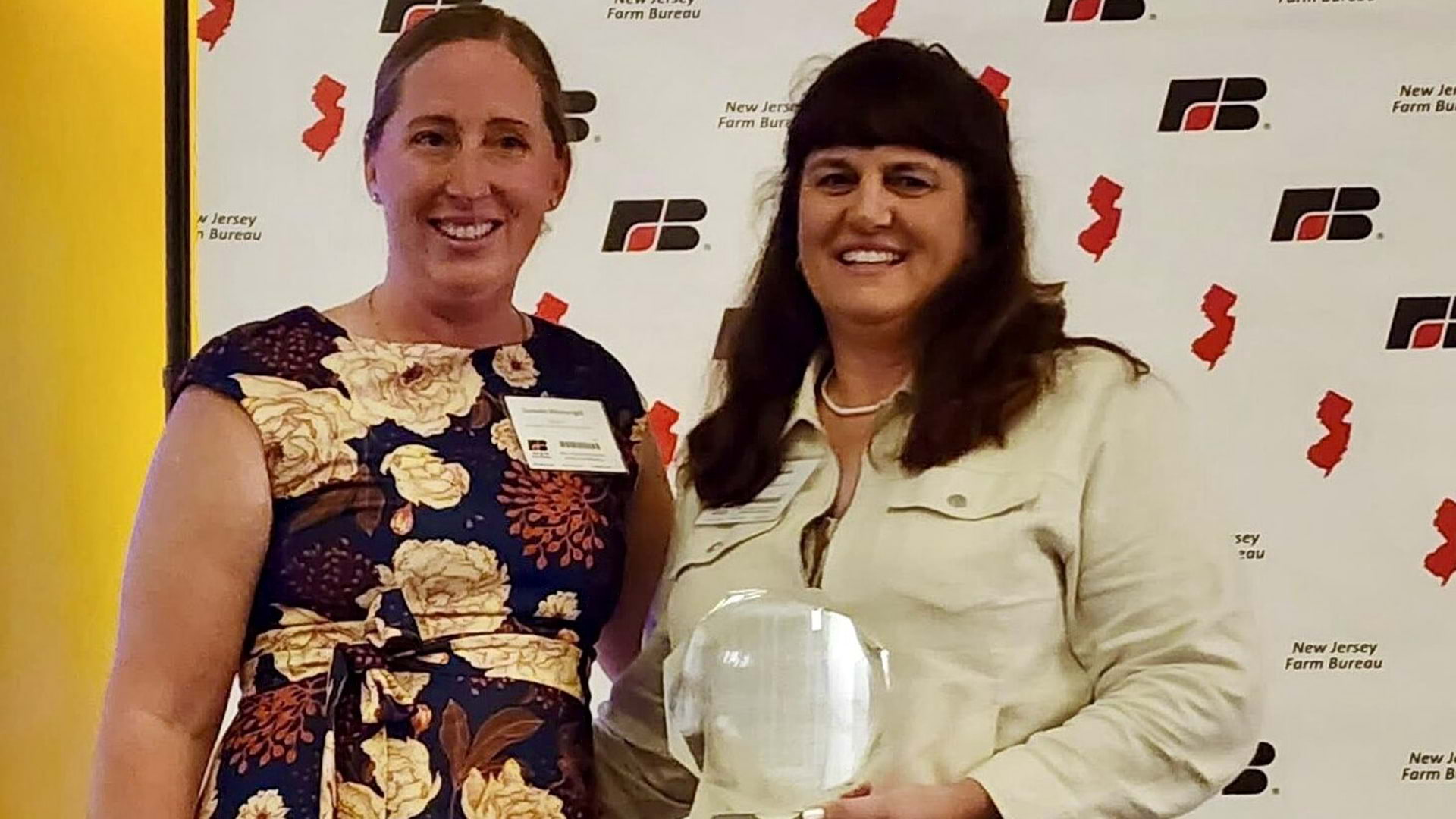 Michelle Infante-Casella accepting award