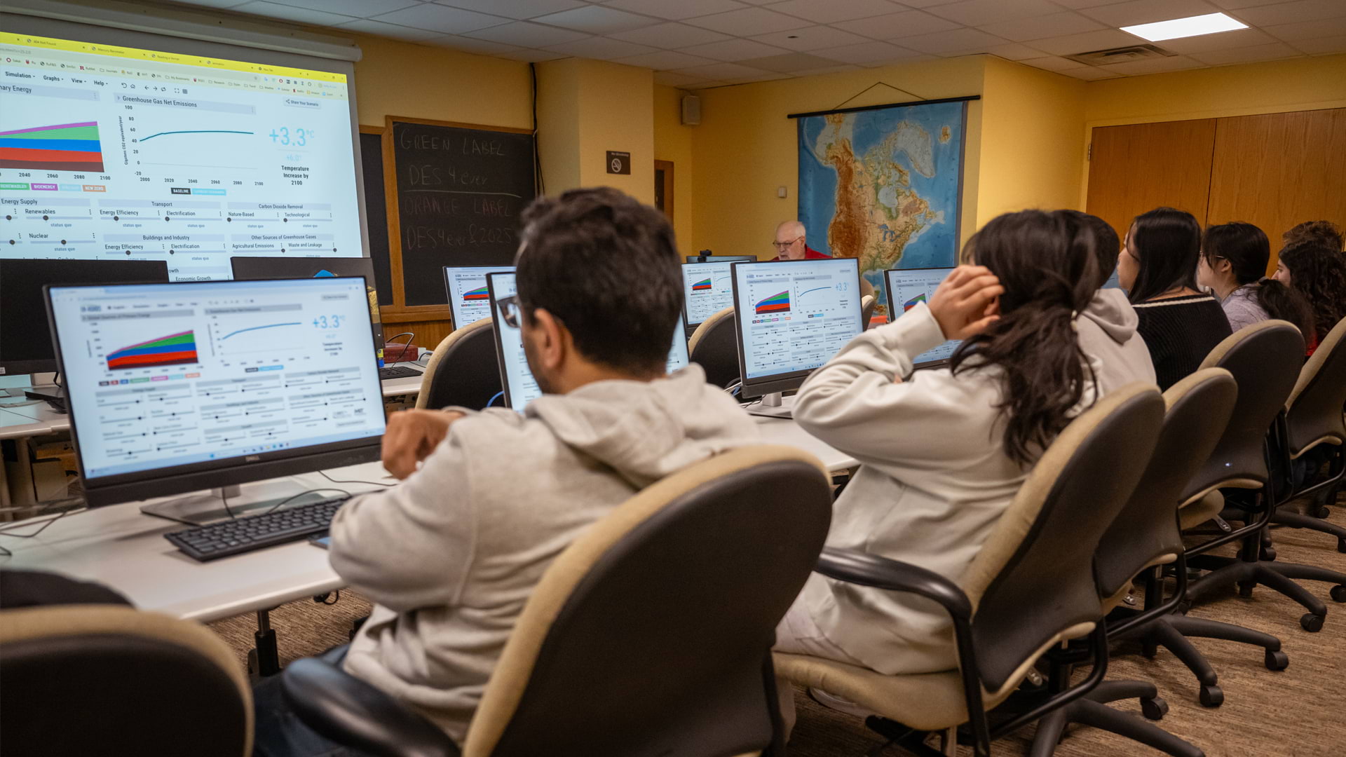 Students at Climate & Weather event