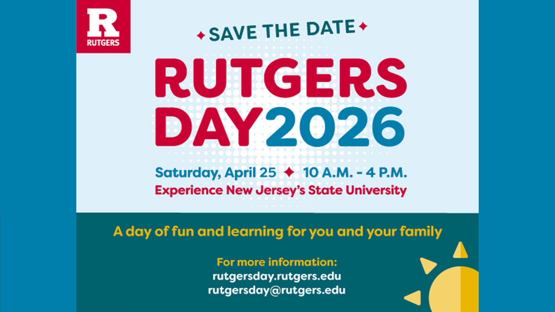 Rutgers Day promo